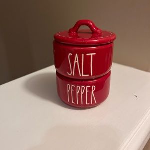 HTF salt and pepper set by Rae Dunn